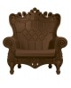 FAUTEUIL QUEEN OF LOVE CHOCOLAT SLIDE