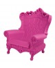 FAUTEUIL QUEEN OF LOVE FUCHSIA SLIDE