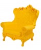 FAUTEUIL QUEEN OF LOVE JAUNE SLIDE