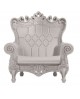 FAUTEUIL QUEEN OF LOVE GRIS COLOMBE SLIDE