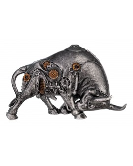 SCULPTURE STEAMPUNK BULL GILDE