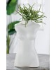 VASE WHITE LADY GILDE