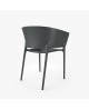 FAUTEUIL AFRICA NOIR VONDOM