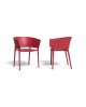 FAUTEUIL AFRICA ROUGE VONDOM