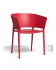 FAUTEUIL AFRICA ROUGE VONDOM