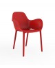 FAUTEUIL SABINAS ROUGE VONDOM