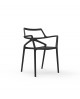 FAUTEUIL DELTA NOIR VONDOM