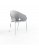 FAUTEUIL VASES BLANC VONDOM