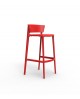 TABOURET AFRICA ROUGE VONDOM