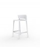 TABOURET AFRICA BLANC PETIT MODELE VONDOM