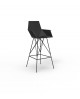 TABOURET FAZ NOIR GRAND MODELE VONDOM