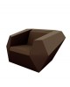 FAUTEUIL LOUNGE FAZ BRONZE VONDOM