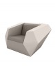 FAUTEUIL LOUNGE FAZ TAUPE VONDOM