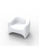 FAUTEUIL LOUNGE BLOW BLANC VONDOM