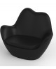 FAUTEUIL LOUNGE SABINAS NOIR VONDOM