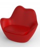 FAUTEUIL LOUNGE SABINAS ROUGE VONDOM