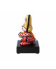 STATUE RB RABBIT ORANGE ROMERO BRITTO GOEBEL