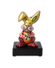 STATUE RB RABBIT ORANGE ROMERO BRITTO GOEBEL