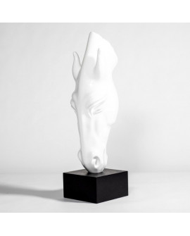 TETE DE CHEVAL SUR SOCLE SO SKIN IDASY