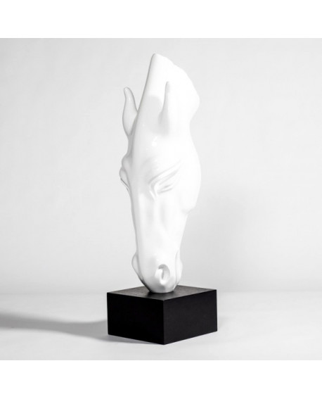 TETE DE CHEVAL SUR SOCLE SO SKIN IDASY