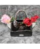 SAC A MAIN VASE NOIR DECO MILANO GILDE