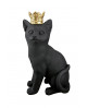 CHAT COURONNE NOIR GILDE