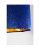 LAMPE PERROQUET BLEU KARE DESIGN