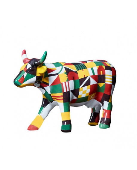 VACHE AFRO POP MEDIUM COWPARADE