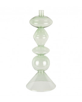 BOUGEOIR CANDLE HOLDER TOTEM GLASS XL PRESENT TIME