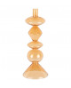 BOUGEOIR CANDLE HOLDER TOTEM GLASS LARGE PRESENT TIME