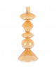 BOUGEOIR CANDLE HOLDER TOTEM GLASS LARGE PRESENT TIME