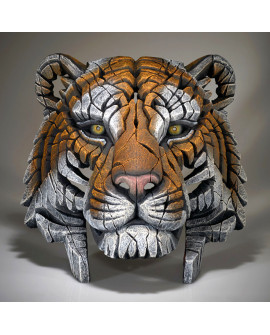 TIGER BUST BY EDGE SCULPTURE