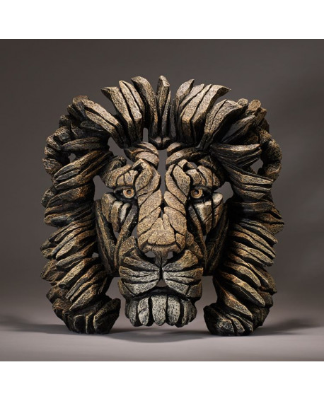 LION BUST BLANC BY EDGE SCULPTURE