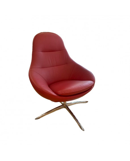 FAUTEUIL CUIR PIVOTANT KEBE