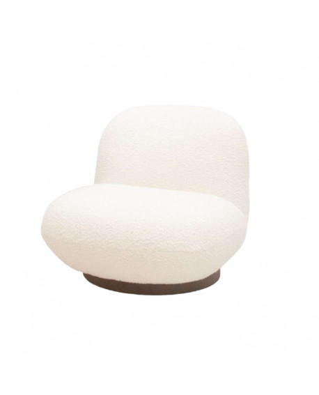 FAUTEUIL PIVOTANT BLANC COCOON SO SKIN IDASY