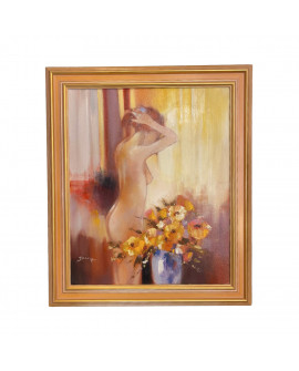 PEINTURE ENCADRÉE "NUE" BARON