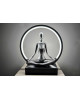 LAMPE LED SCULPTURE FEMME MEDITATION - INTERIOR SOCADIS