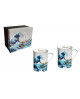 ENSEMBLE 2 TASSES LA VAGUE HOKUSAI SOCADIS