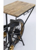 TABLE DE BAR MOTO NOIRE KARE DESIGN