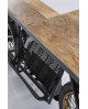 TABLE DE BAR MOTO NOIRE KARE DESIGN