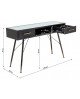 CONSOLE/BUREAU LA GOMERA 120X35CM KARE DESIGN