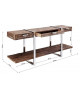 CONSOLE RUSTICO 180X46CM KARE DESIGN