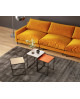 TABLES D'APPOINT LOFT SQUARE VINTAGE SET DE 3 KARE DESIGN