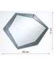 MIROIR POLYGON GREY DEKNUDT