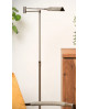 LAMPADAIRE NUVOLA LED NICKEL MAT LUCIDE