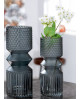 VASE PINTU EN VERRE GRIS GILDE