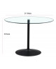 TABLE CORAL TRANSPARENTE CASATHAI