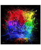 TABLEAU ALU DIBOND TIGRE COULEURS SOCADIS