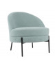 FAUTEUIL NOBLE TEDDY CURL BLACK PRESENT TIME