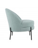 FAUTEUIL NOBLE TEDDY CURL BLACK PRESENT TIME